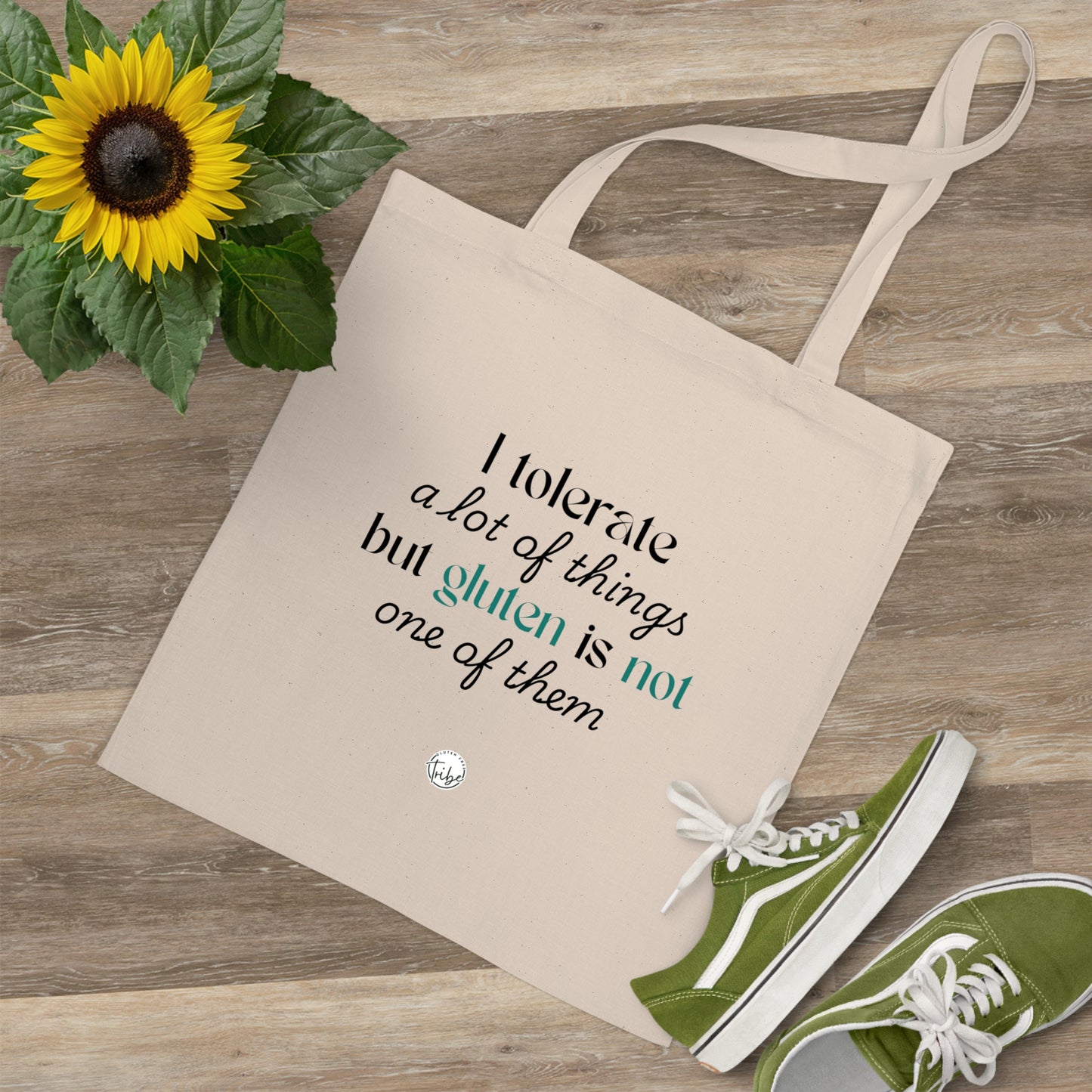 "Intolerant to Gluten" Tote Bag