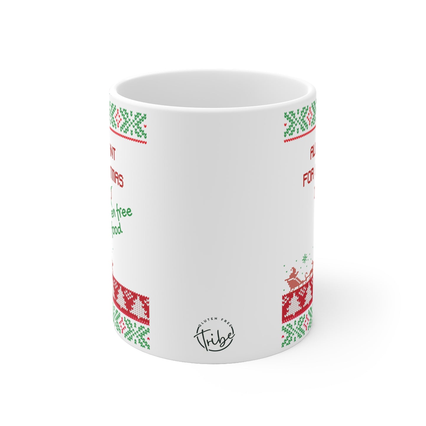 Gluten Free Ugly Christmas Mug