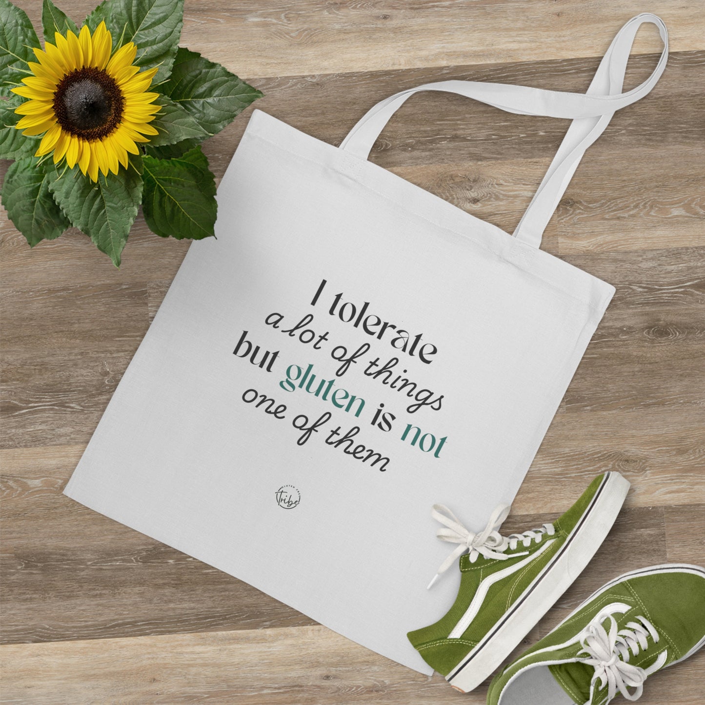 "Intolerant to Gluten" Tote Bag