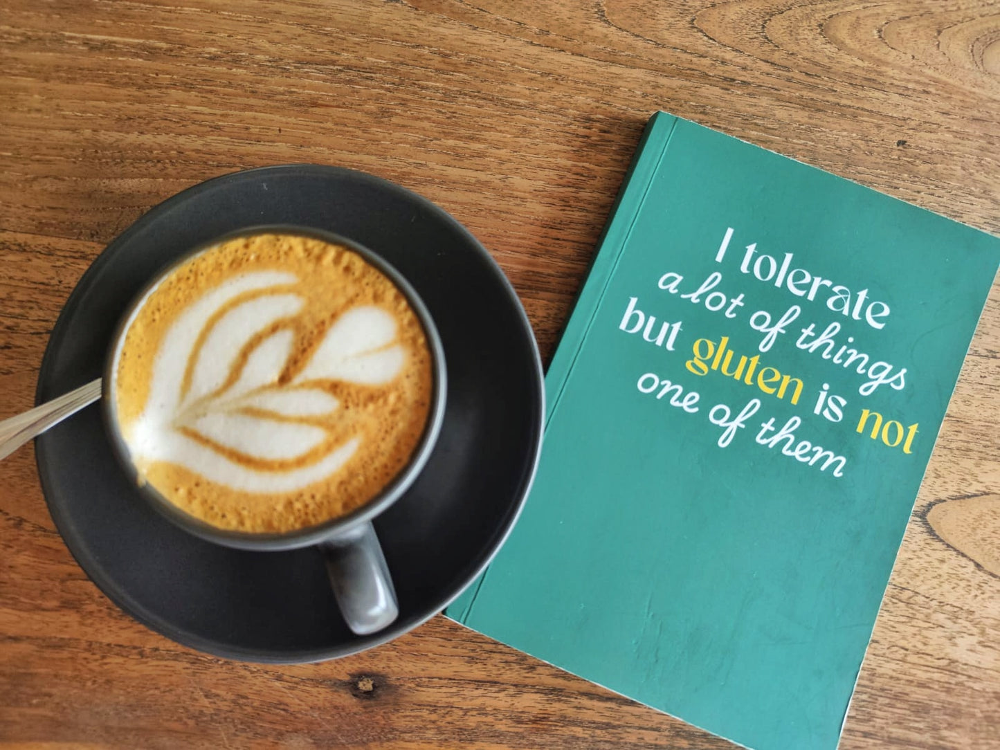 "Intolerant to Gluten" Softcover Notebook, A5