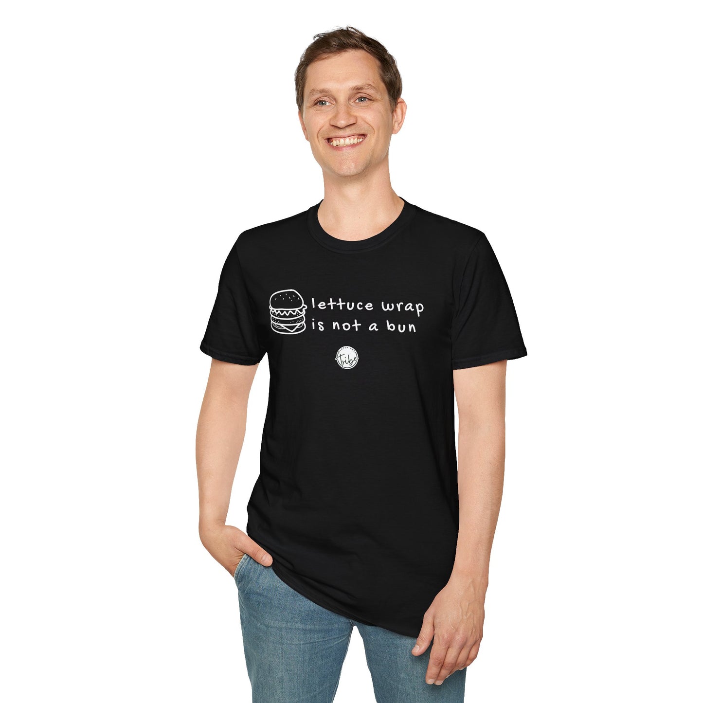 "Lettuce Wrap Is Not a Bun" Gluten Free T-Shirt