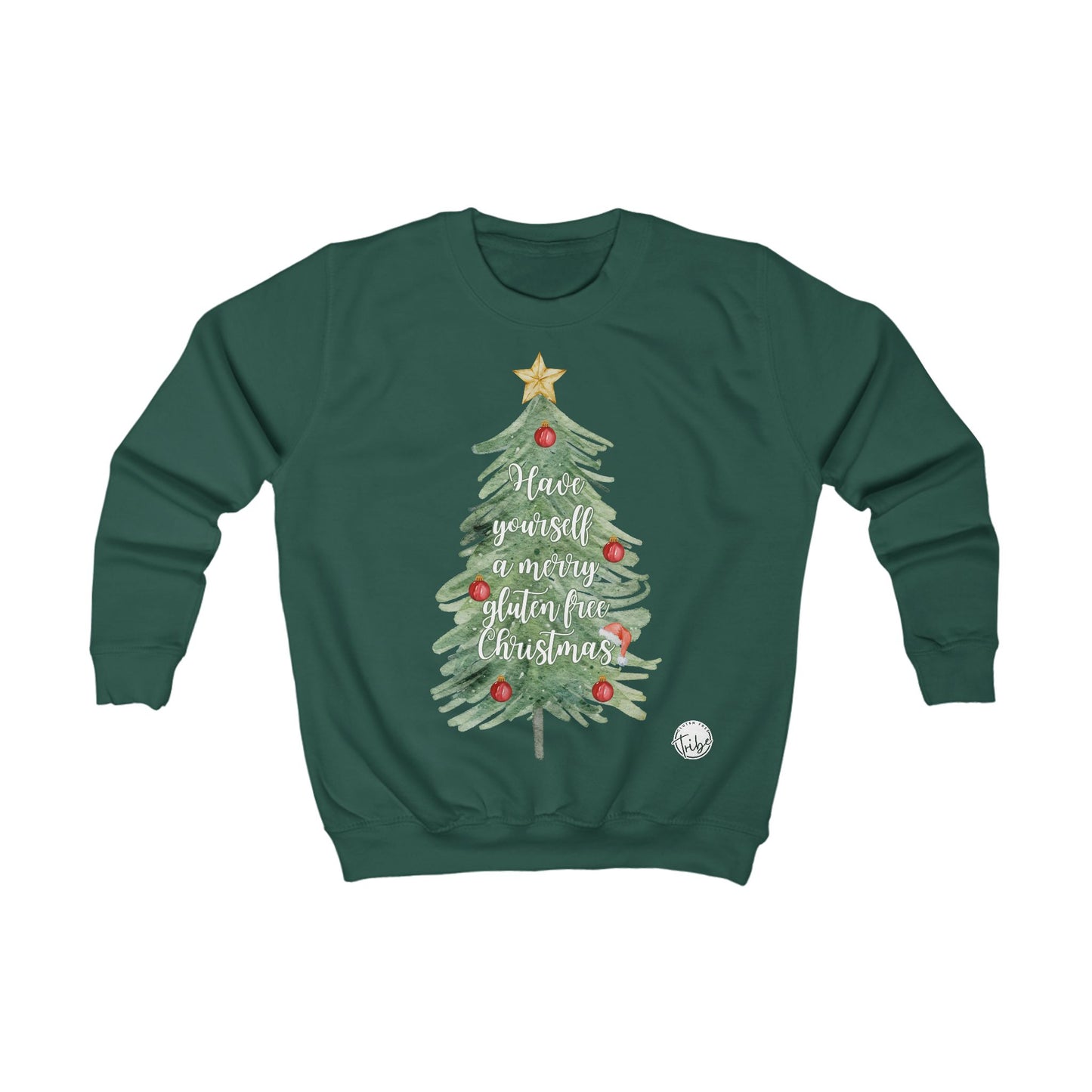 Gluten Free Cute Christmas Kids Sweatshirt