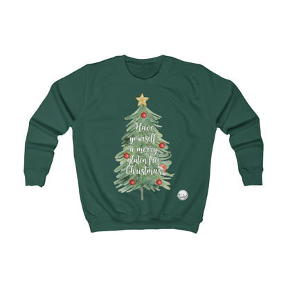 Gluten Free Cute Christmas Kids Sweatshirt