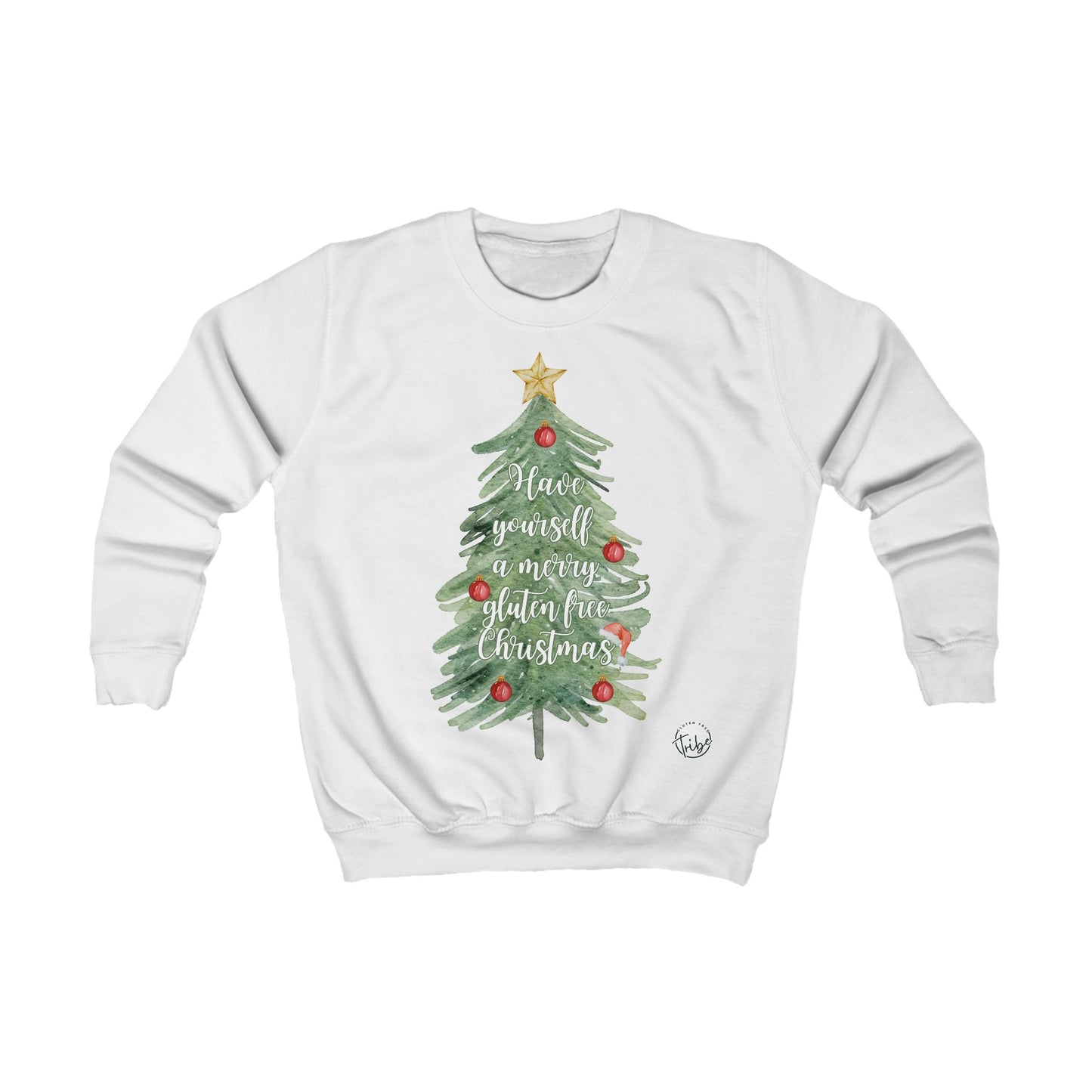 Gluten Free Cute Christmas Kids Sweatshirt