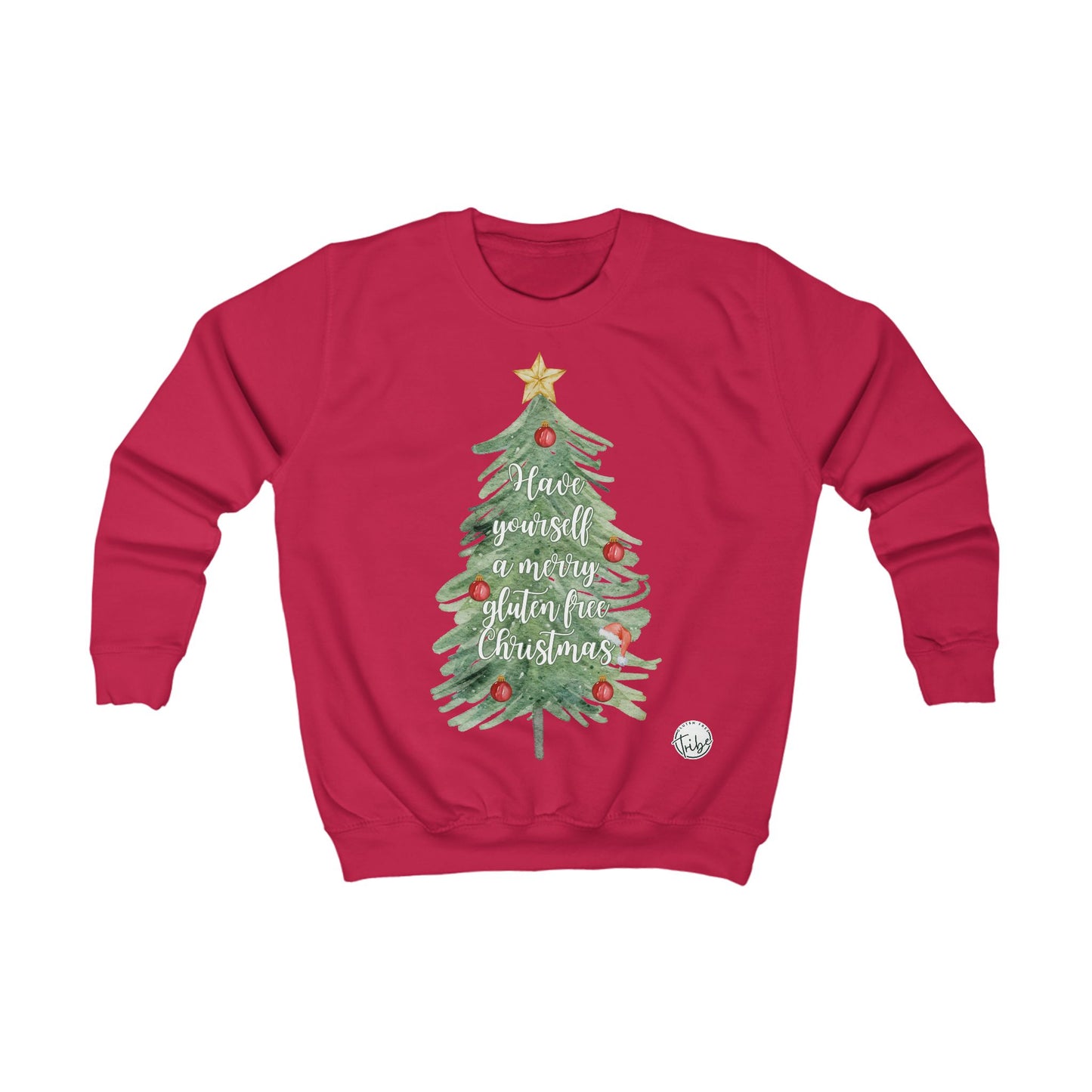 Gluten Free Cute Christmas Kids Sweatshirt