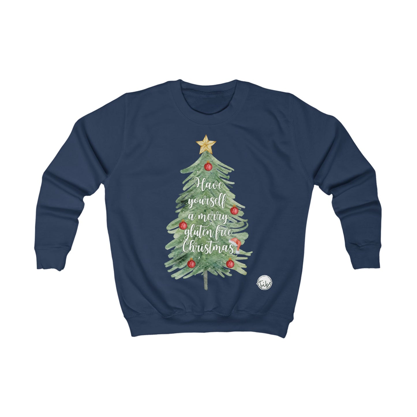Gluten Free Cute Christmas Kids Sweatshirt