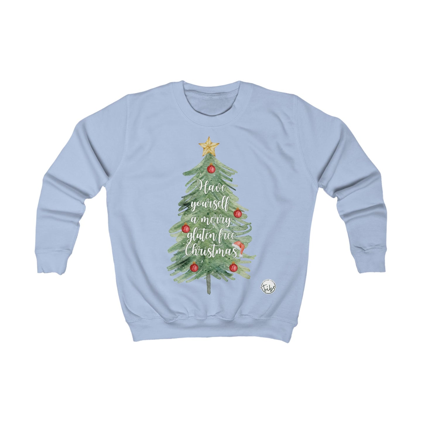Gluten Free Cute Christmas Kids Sweatshirt