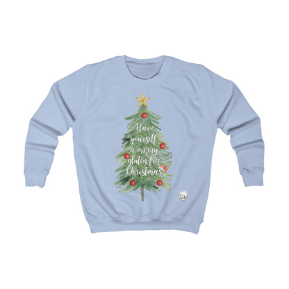 Gluten Free Cute Christmas Kids Sweatshirt