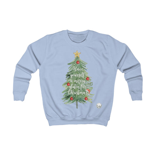 Gluten Free Cute Christmas Kids Sweatshirt