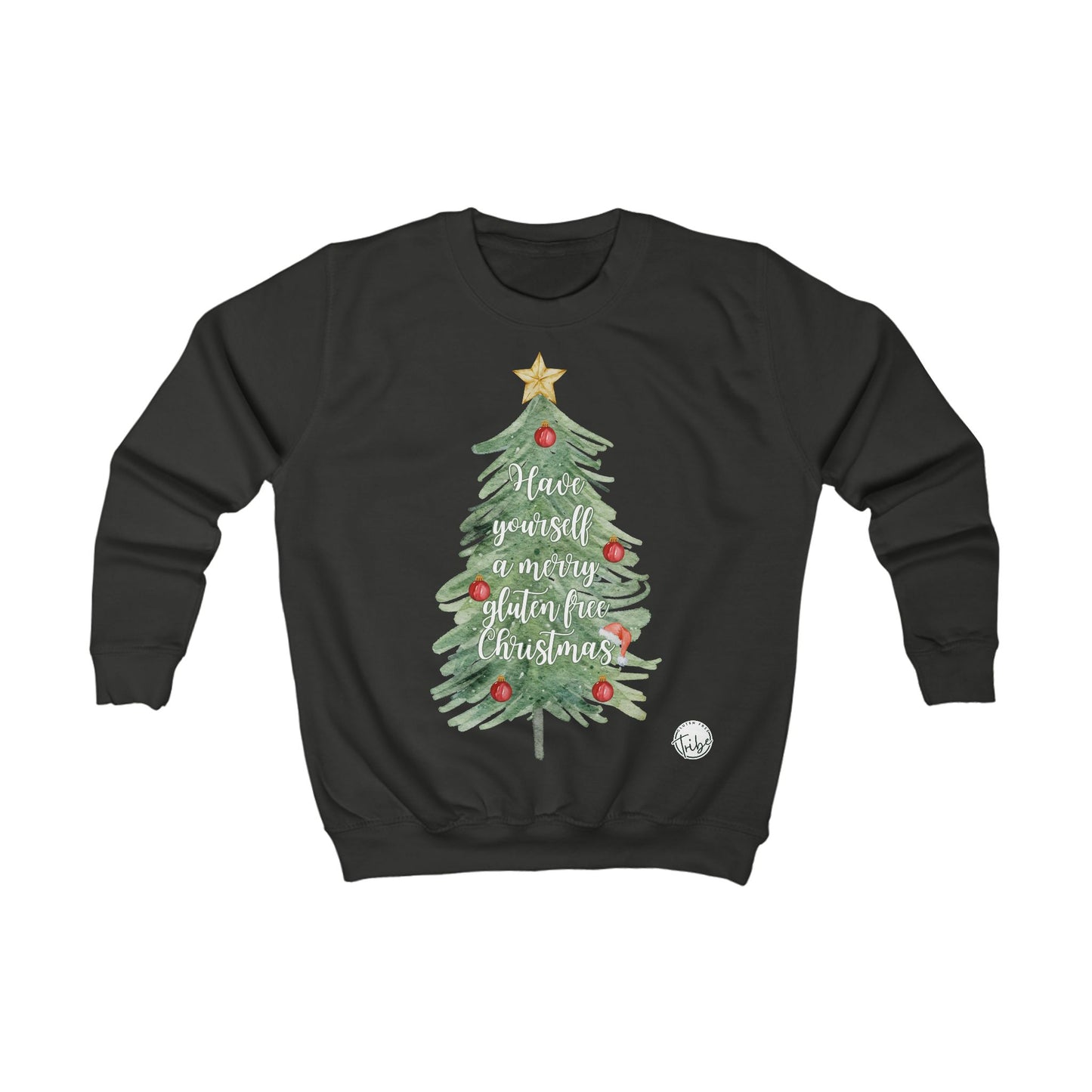 Gluten Free Cute Christmas Kids Sweatshirt