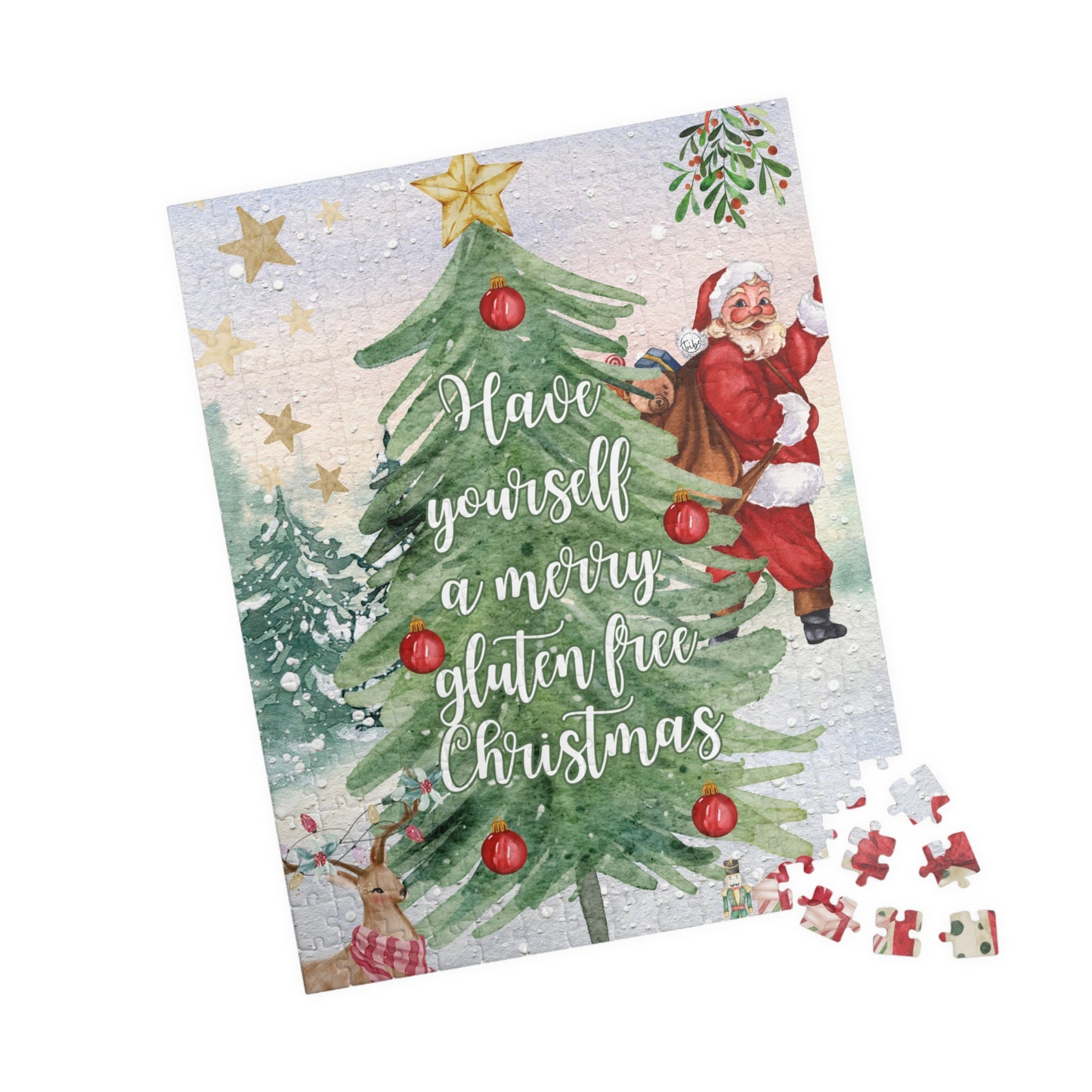 Gluten Free Cute Christmas Puzzle