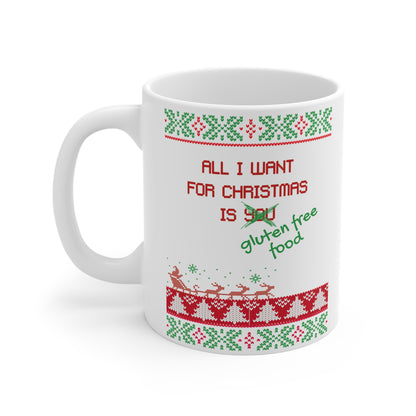 Gluten Free Ugly Christmas Mug