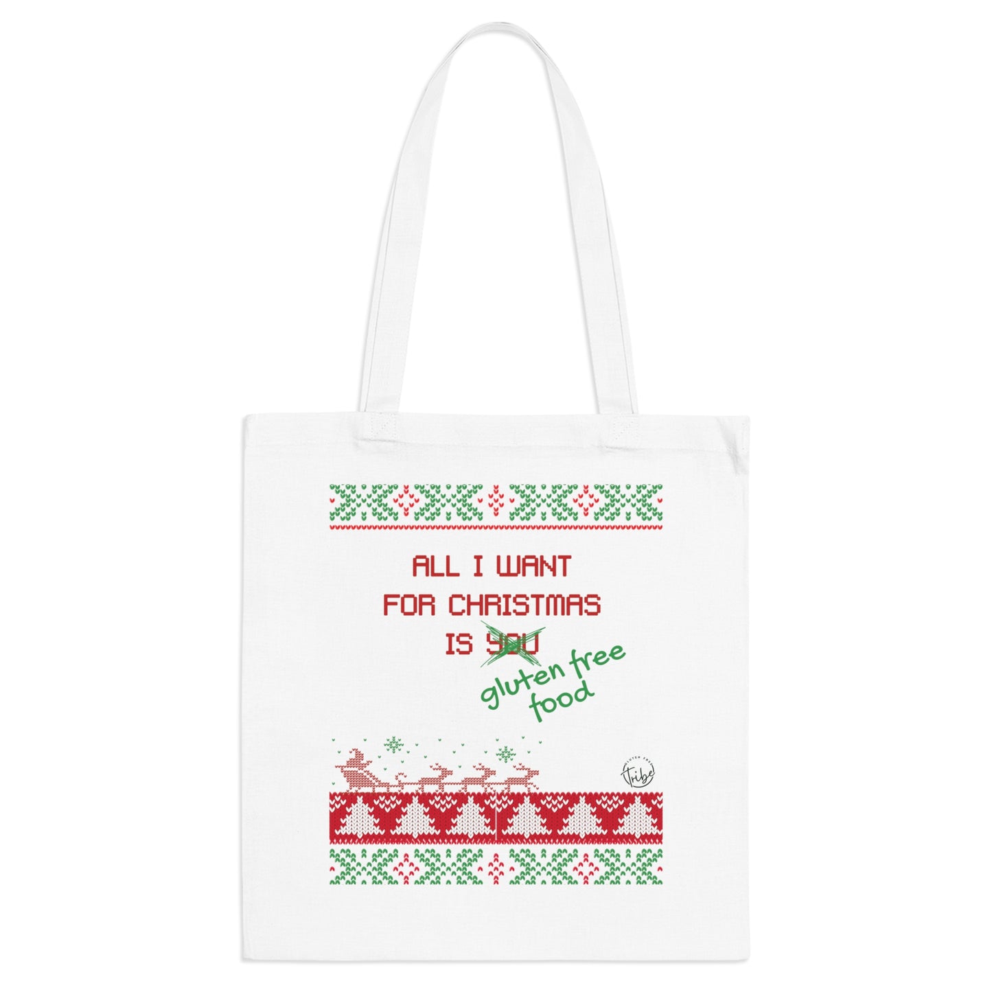 Gluten Free Ugly Christmas Tote Bag