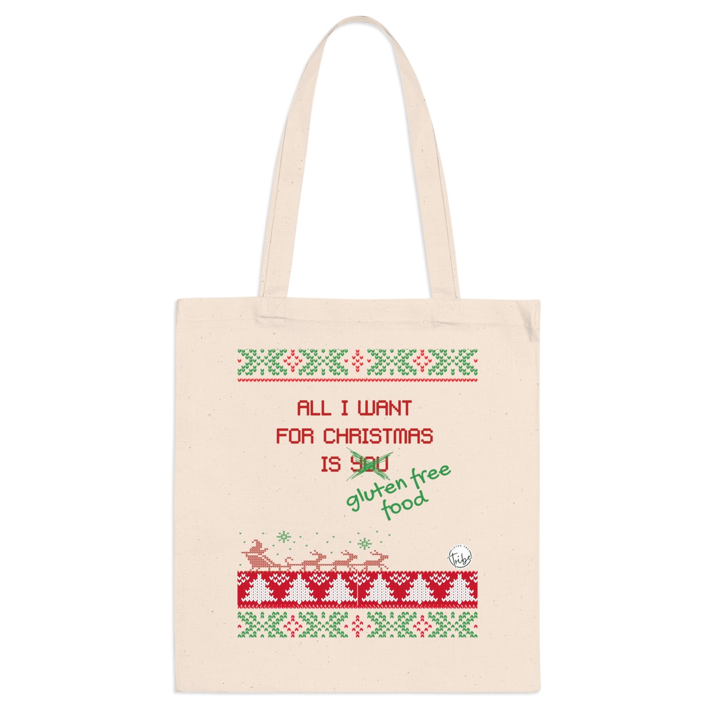 Gluten Free Ugly Christmas Tote Bag