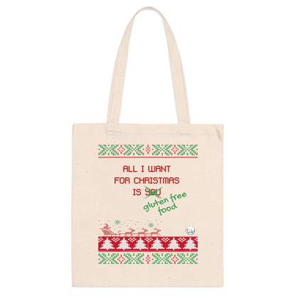 Gluten Free Ugly Christmas Tote Bag