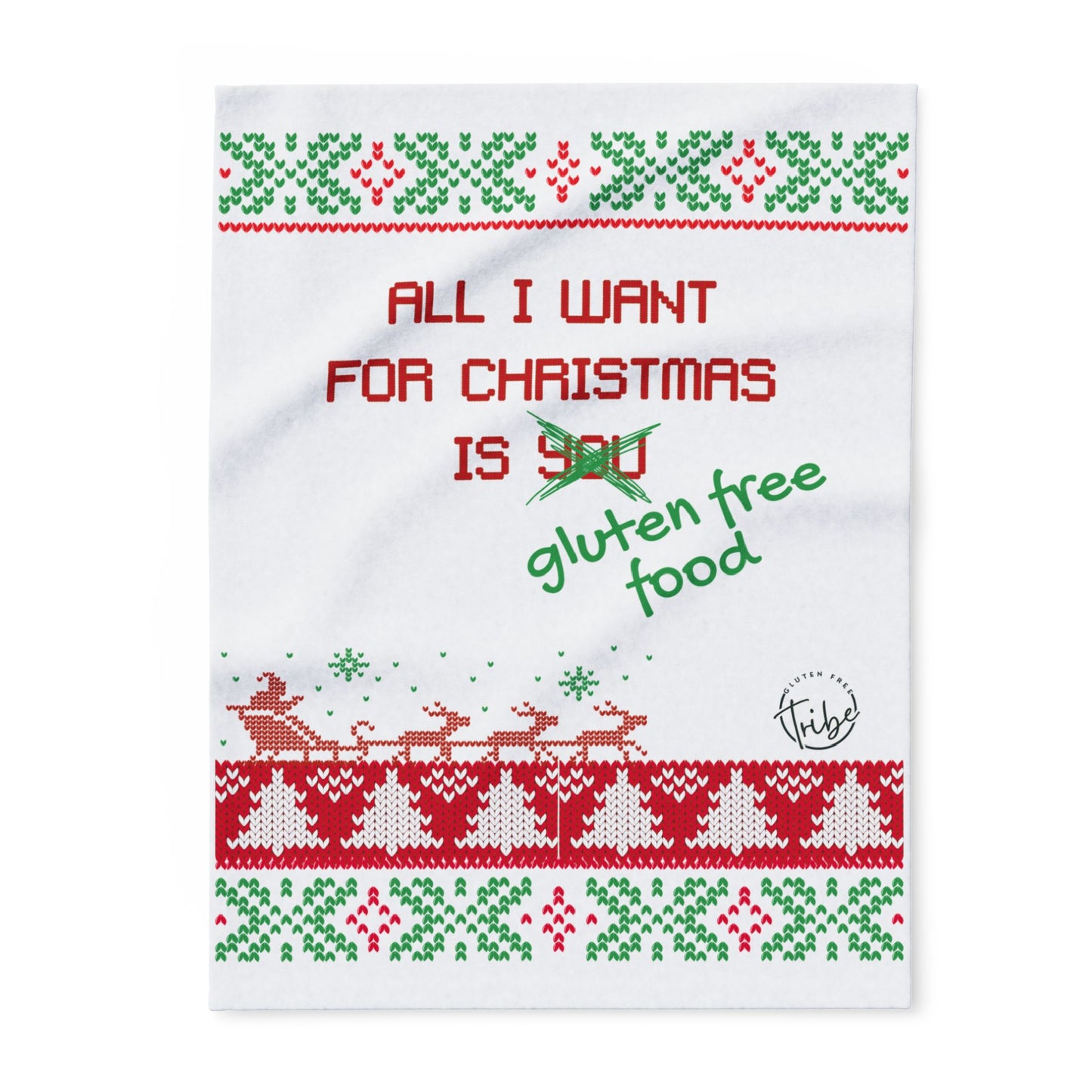 Gluten Free Ugly Christmas Blanket