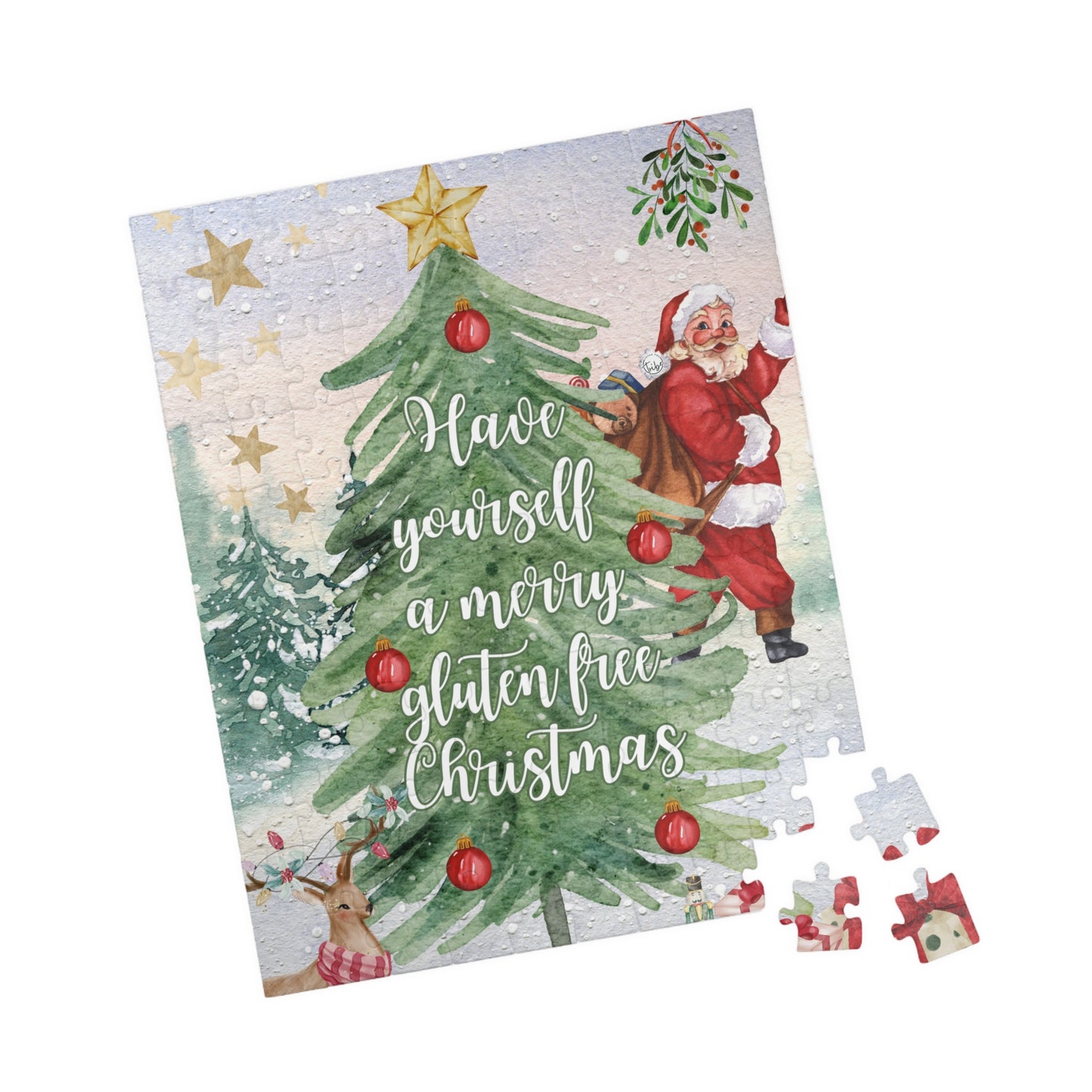 Gluten Free Cute Christmas Puzzle