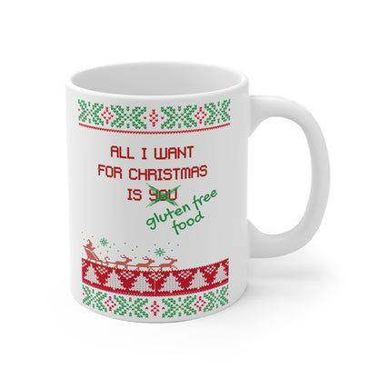 Gluten Free Ugly Christmas Mug