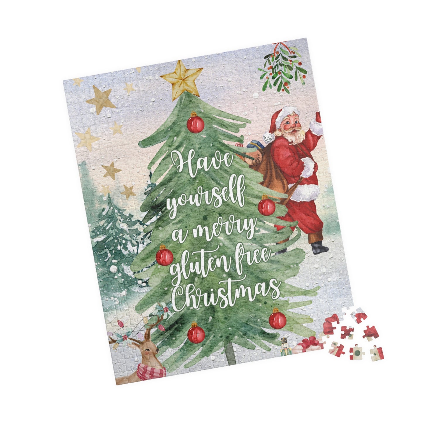 Gluten Free Cute Christmas Puzzle