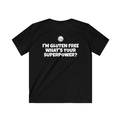 "Gluten Free Superhero" Kids T-Shirt