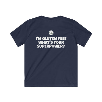 "Gluten Free Superhero" Kids T-Shirt