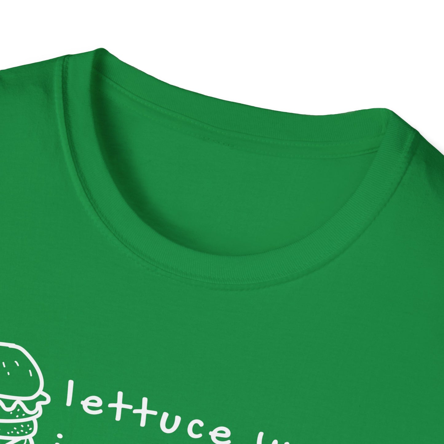 "Lettuce Wrap Is Not a Bun" Gluten Free T-Shirt