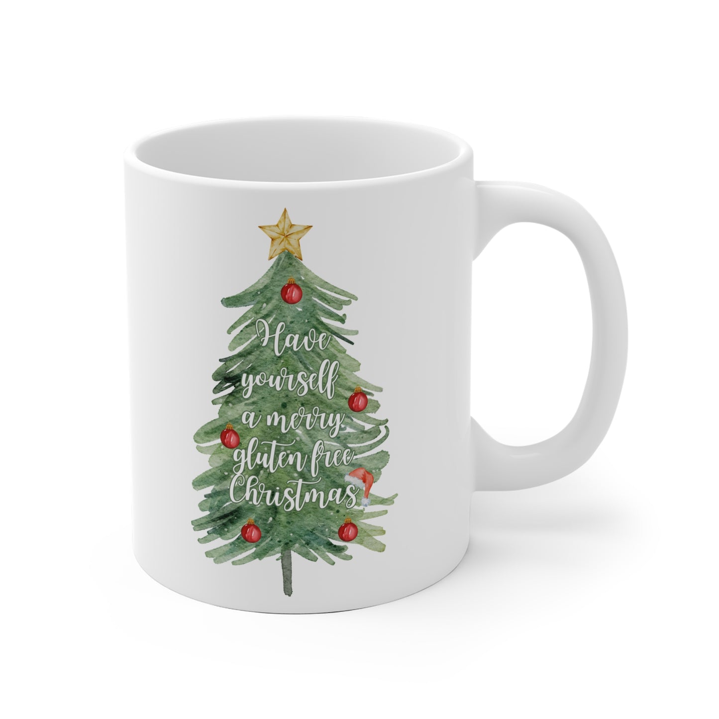 Gluten Free Cute Christmas Mug