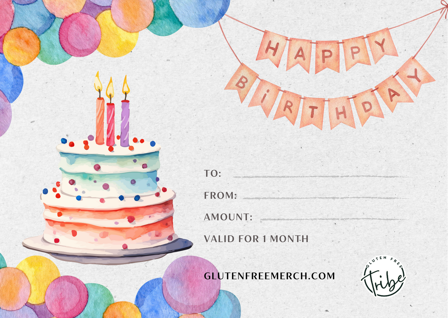 Birthday Gift Card